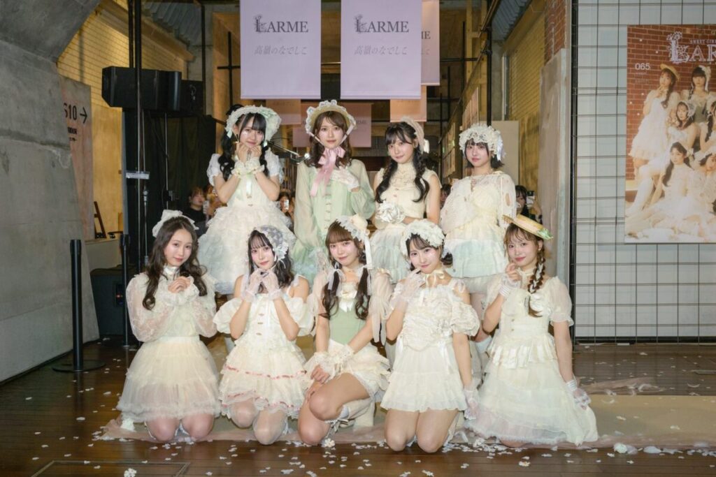 高嶺のなでしこ、LARMEスペシャルファッションショー開催。ソウルで初のワンマンライブも決定