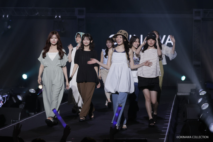 なごみ、CUTIE STREET 古澤里紗、板倉可奈ら、『OKINAWA COLLECTION 2025』ランウェイで「ehka sopo」最旬コーディネート披露