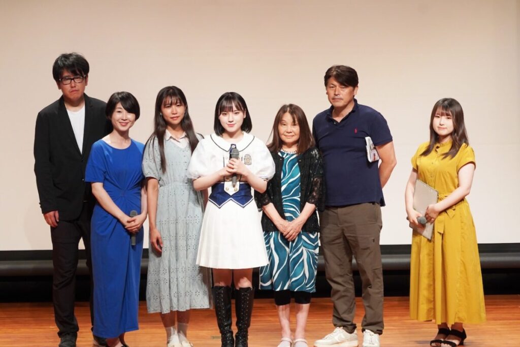 STU48 清水紗良、主演映画『広島物語』舞台挨拶に登壇