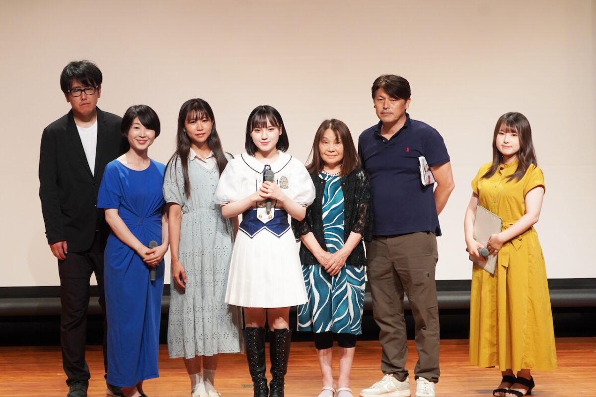 STU48 清水紗良、主演映画『広島物語』舞台挨拶に登壇
