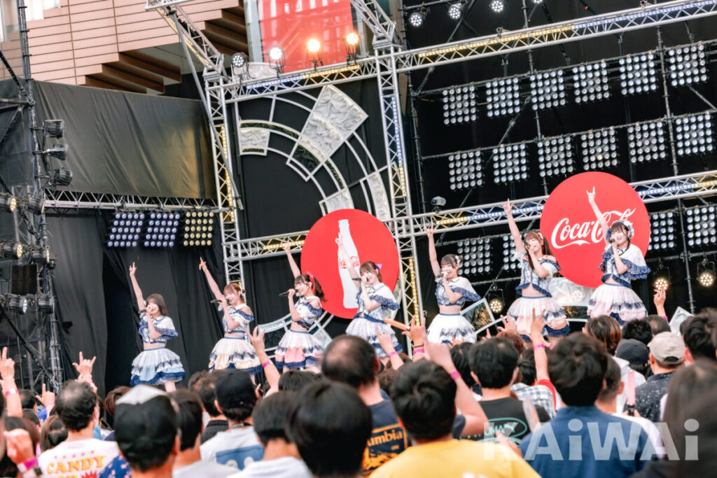 【六本木アイドルフェスティバル2025ライブレポート】なみだ色の消しごむ、初っ端から会場を沸かせ元気溢れる空間に