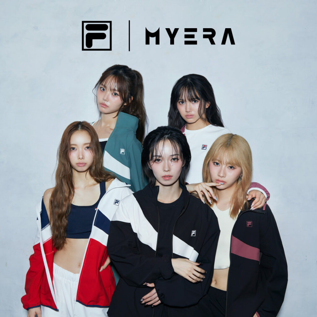 MYERA、25FWシーズン FILAスタイリングパートナー就任