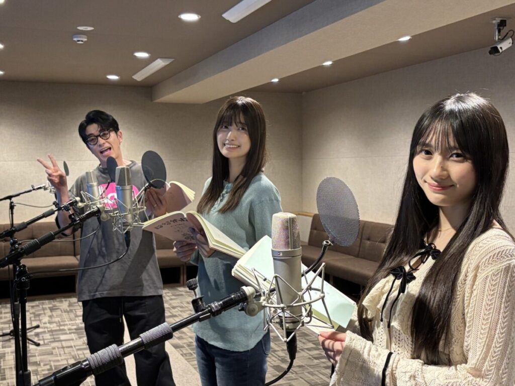 TVアニメ『はなかっぱ』とラジオ番組『らじらー！ サンデー』がコラボ。番組MCの藤森慎吾、川﨑桜、五百城茉央が声優に挑戦